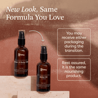 
            Body Oil for Repair & Strength.