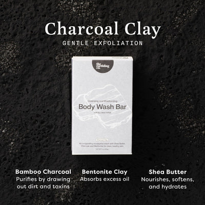 Charcoal Clay Body Wash Bar