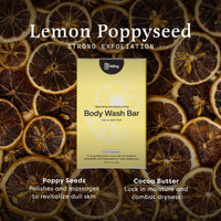 
            Body Wash Bar Lemon Poppyseed