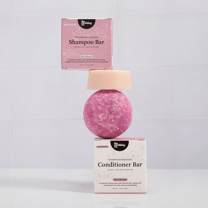 Cherry Blossom Shampoo and Conditioner for Thickness & Volume 