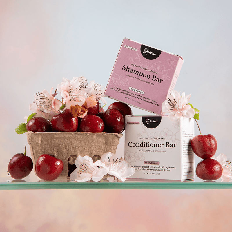 Cherry Blossom Shampoo and Conditioner for Thickness & Volume