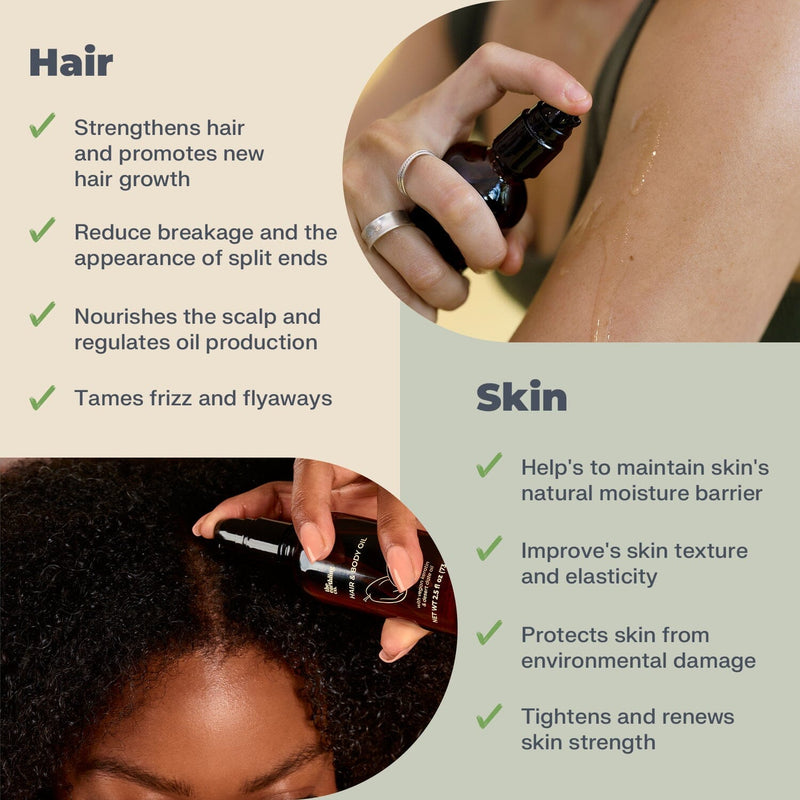 Hair & Body Oil For Strengthening And Repairing
