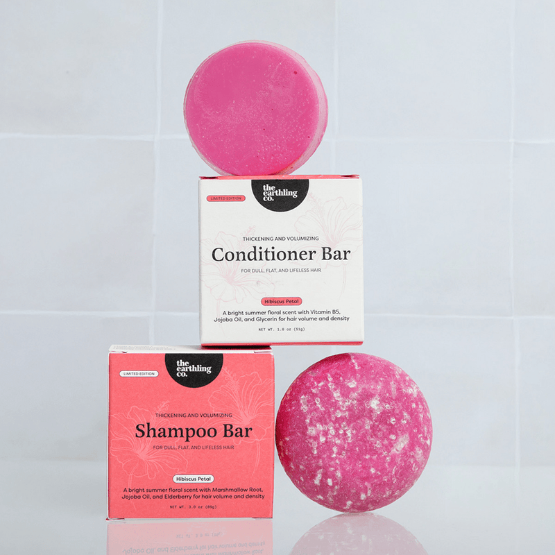 Hibiscus Petal Shampoo and Conditioner For Thickness & Volume
