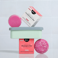 
            Hibiscus Petal Shampoo and Conditioner For Thickness & Volume + Free Travel Case
