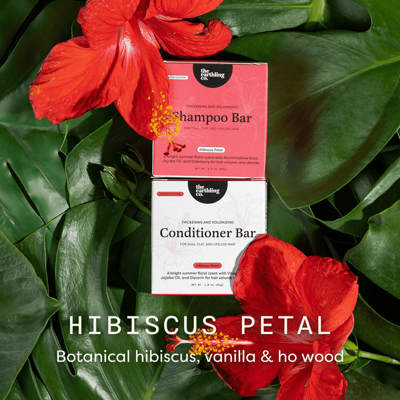 Hibiscus Petal Shampoo and Conditioner For Thickness & Volume