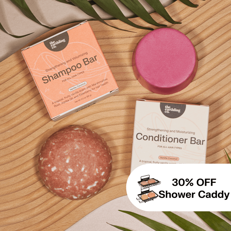 Shampoo and Conditioner for Thickness & Volume + 30% OFF Shower Caddy