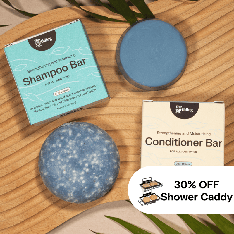 Shampoo and Conditioner for Thickness & Volume + 30% OFF Shower Caddy