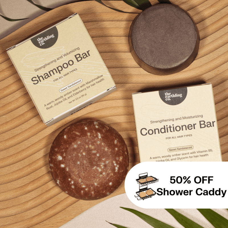 Shampoo and Conditioner for Thickness & Volume + 50% OFF Shower Caddy