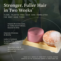 
            Shampoo and Conditioner for Thickness & Volume.