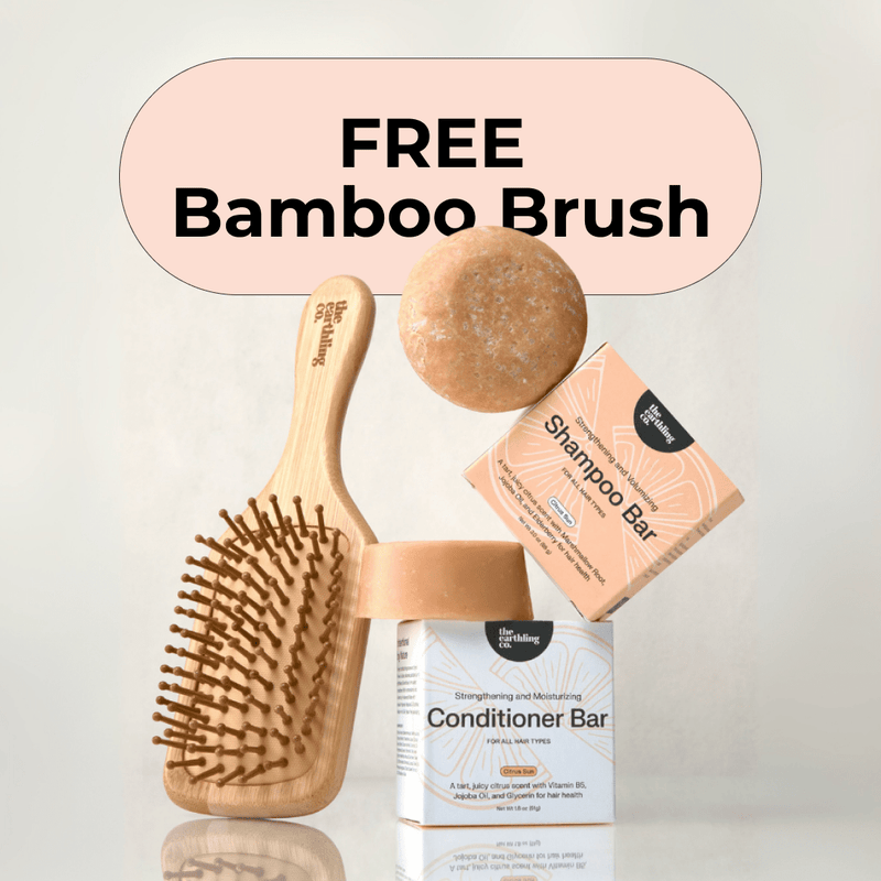 Shampoo and Conditioner for Thickness & Volume + FREE Bamboo Brush