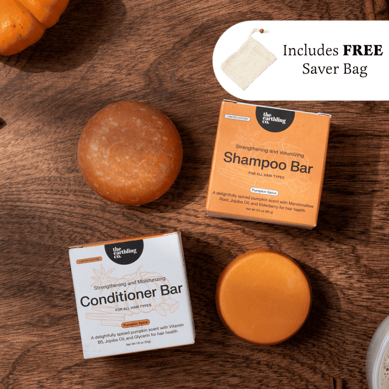 Shampoo and Conditioner for Thickness & Volume + Free Soap Saver Bag