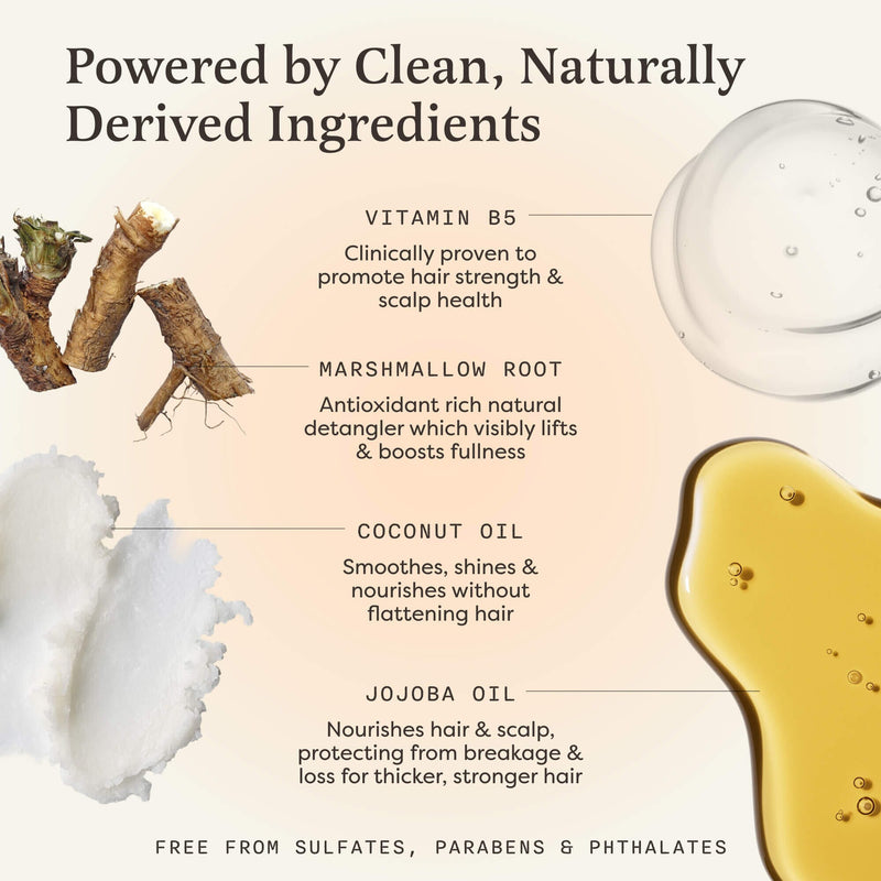 Shampoo and Conditioner for Thickness & Volume + Includes Free Soap Dish