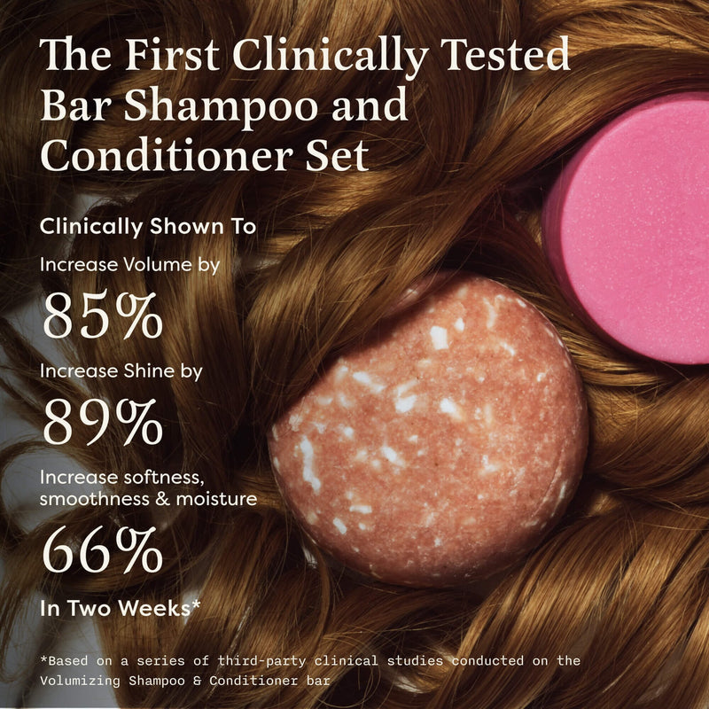 Shampoo and Conditioner for Thickness & Volume + Includes Free Soap Dish