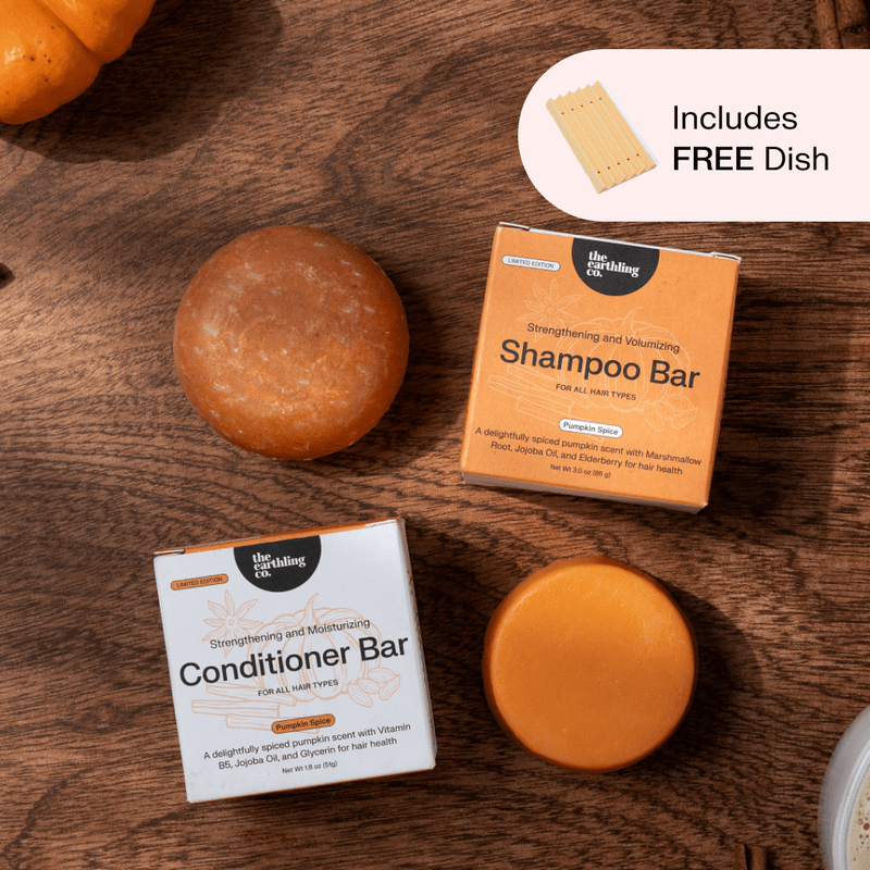 Shampoo and Conditioner for Thickness & Volume + Includes Free Soap Dish
