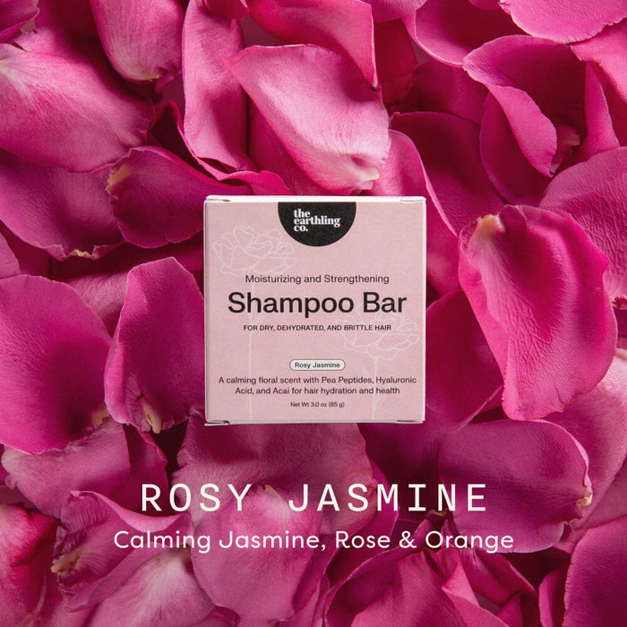 Shampoo Bar for Moisture & Strength Rosy Jasmine 