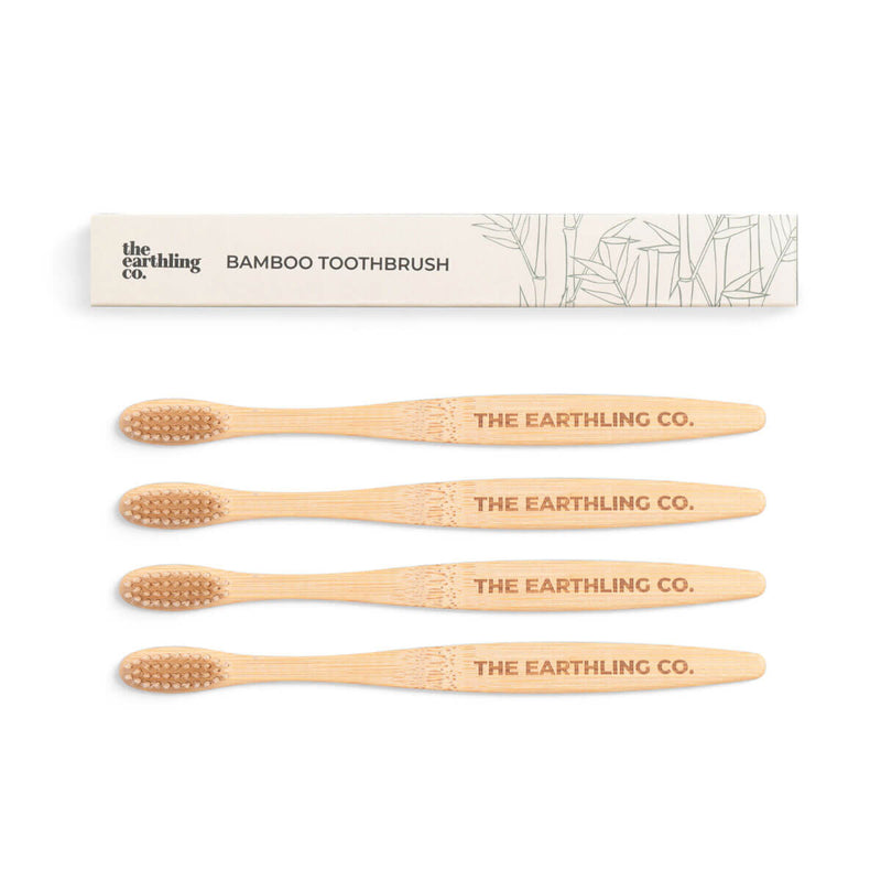 
        Bamboo Toothbrush Family 4 Pack