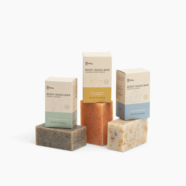 Cleansing Body Bar Trio 3 Body Bars | 100% Plastic Free | Save with Bundles