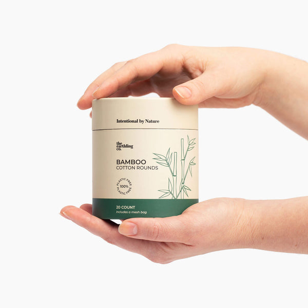 Reusable Bamboo Cotton Rounds The Earthling Co.